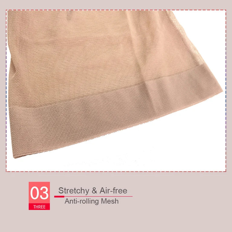 Women's Seamless Safety Shorts – High-Waist Anti-Friction Mesh Panties