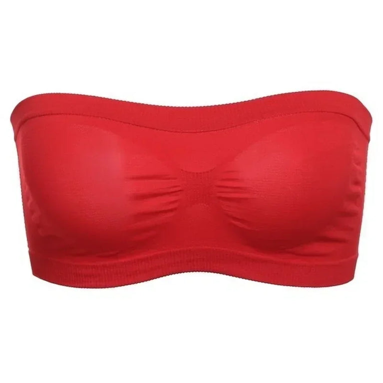 Breathable Mesh Tube Bra | Seamless Strapless Bandeau Top
