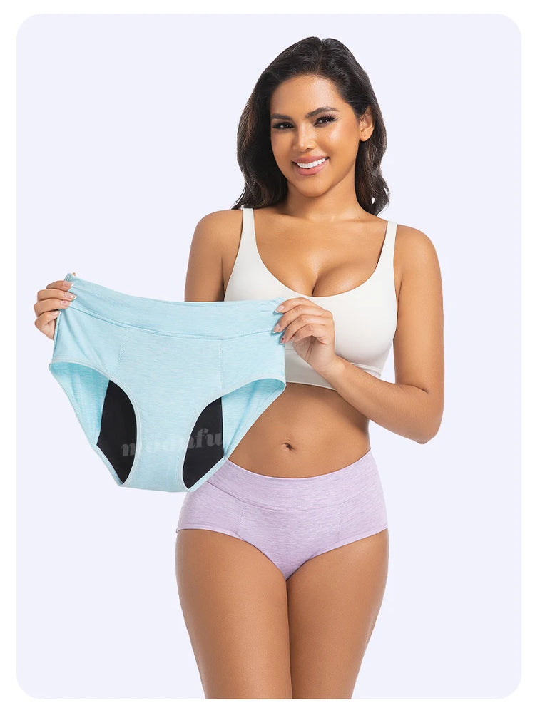 High-Waist Super Absorbent Period Underwear – Heavy-Overnight Protection