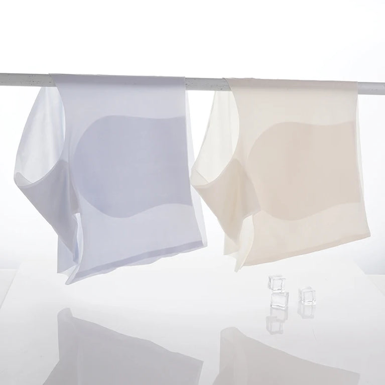 High-Waist Ice Silk Briefs | Seamless Ultra-Thin Panties