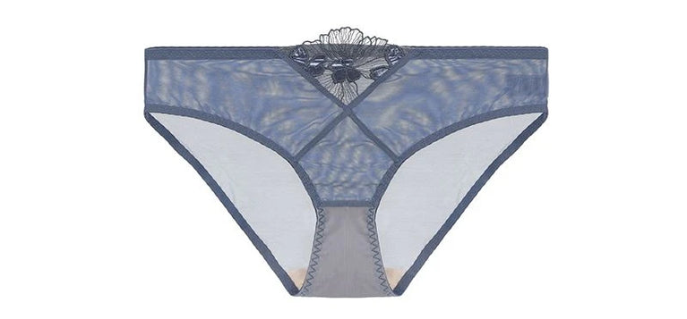 EMBROIDERY PUSH UP UNDERWIRE SEXY LINGERIE BRA SET FLORAL CUP