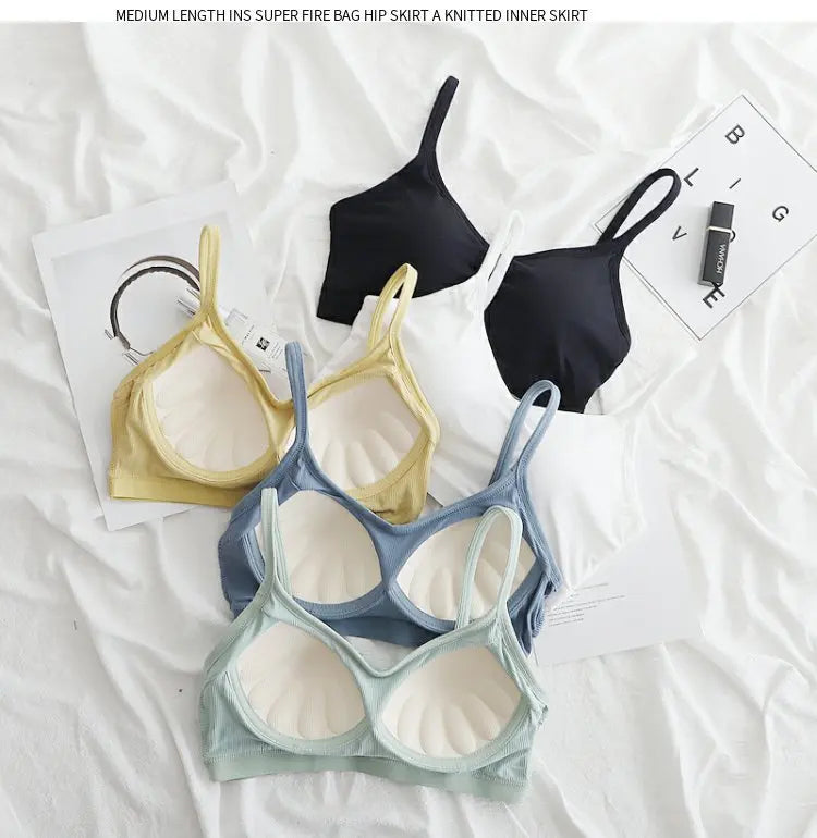 Seamless U-Shape Comfort Bra – Wire-Free Support for Young Women