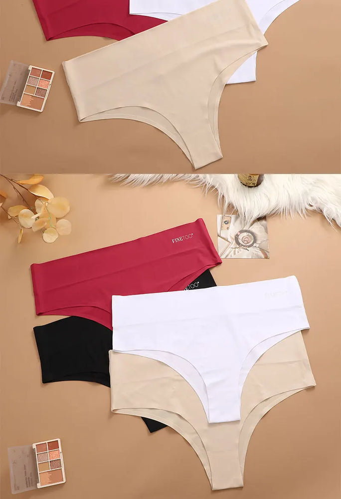Ice Silk Seamless Panties | Ultra-Thin Brazilian Briefs