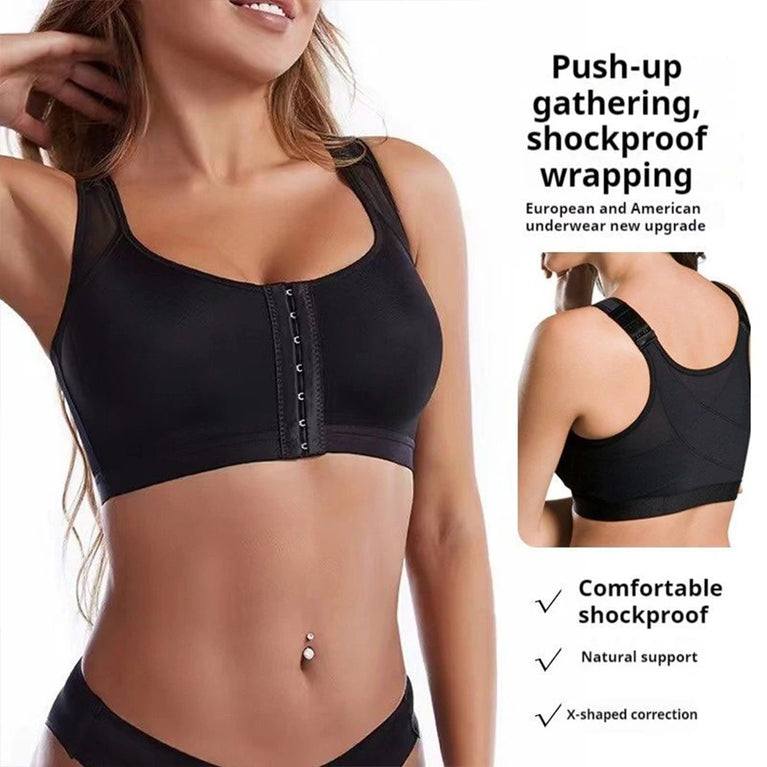 Front-Closure Compression Bra | Wireless Post-Op Fit
