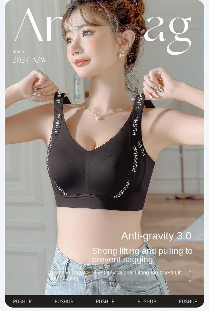 Seamless Wire-Free Minimizer Bra – Sleek Commute Comfort