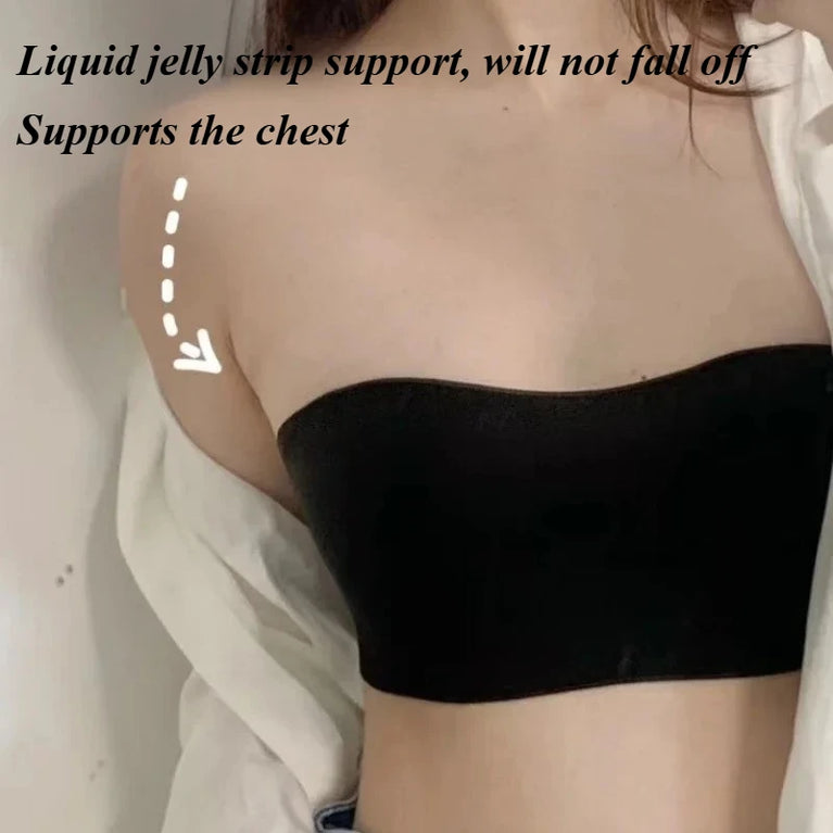Ultra-Light Seamless Adhesive Bra – Wireless Push-Up Comfort