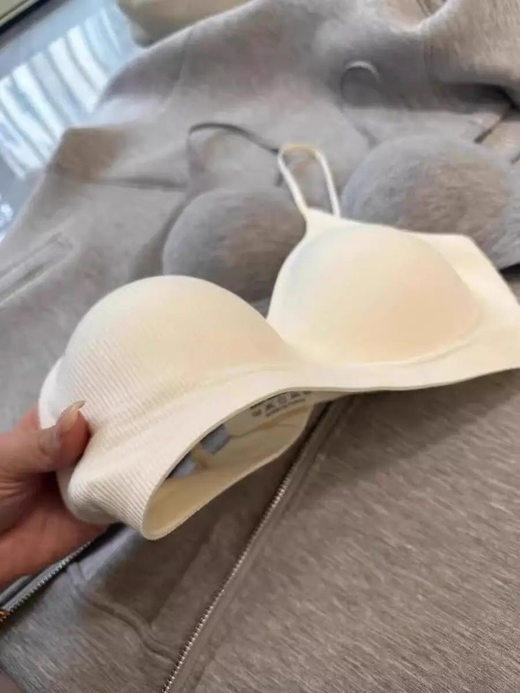 Deep-V Petite Push-Up Bralette | Wireless Small Chest Support