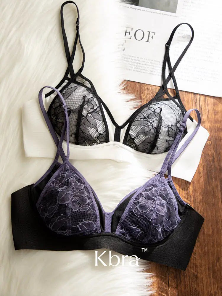 Lace Triangle Bralette Set | Sexy Wire-Free Summer Lingerie