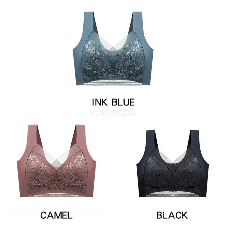 3PCS Plus Size Push-Up Bralette | 5cm Natural Lift Comfort