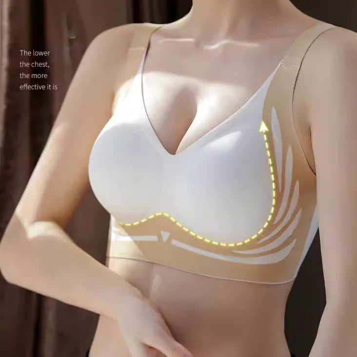 All Of Me Seamless Wireless Bra | Gathered Push-Up Bralette