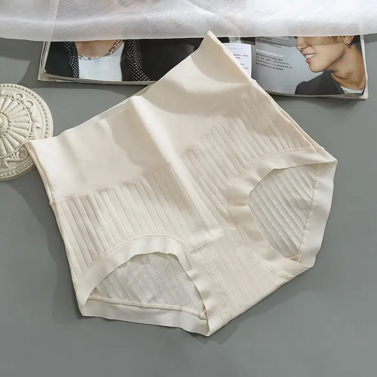 Seamless High-Waist Briefs | Invisible Cotton Comfort Set