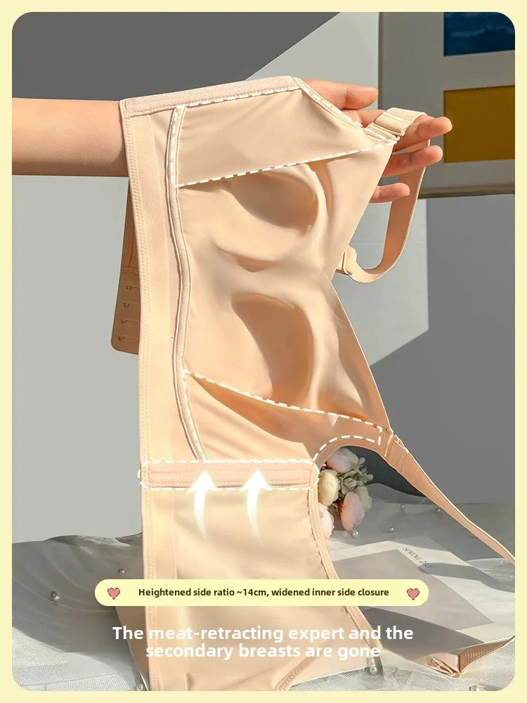 Ultra-Thin Seamless Sport Bra | Anti-Sagging Full-Cup Support