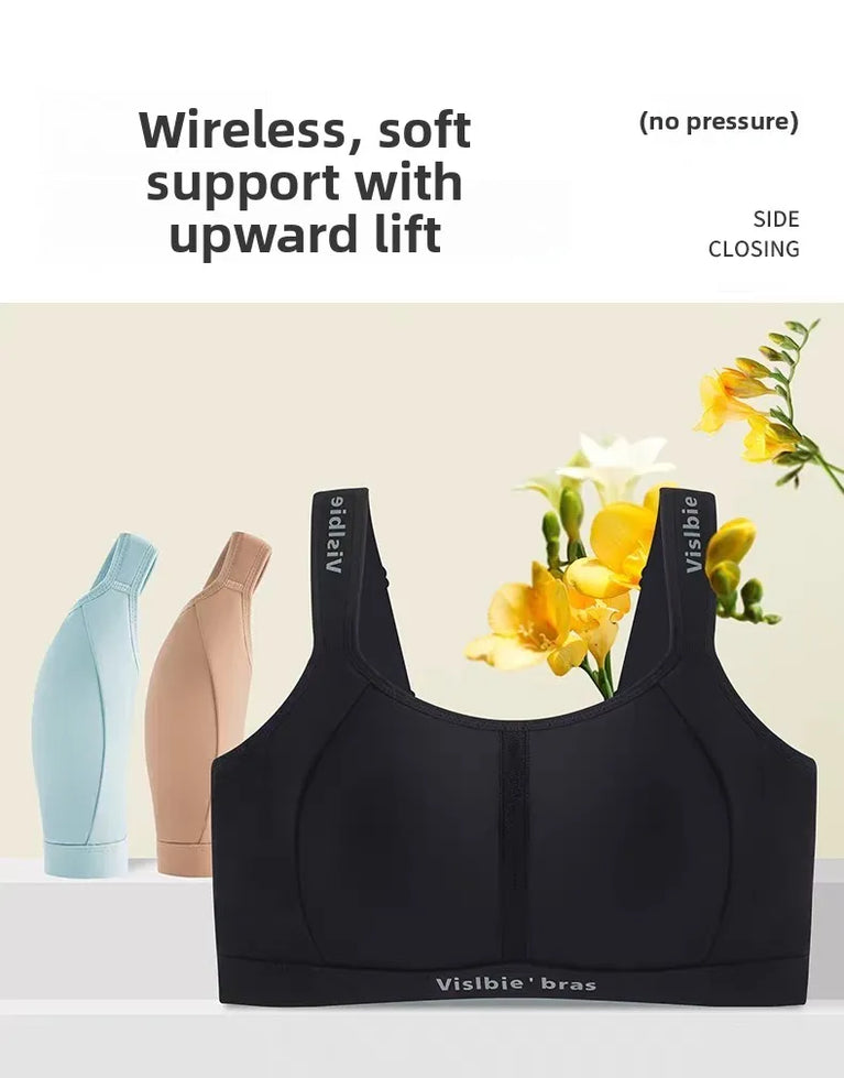 Seamless Full-Cup Sports Vest | Anti-Shake Wireless Support
