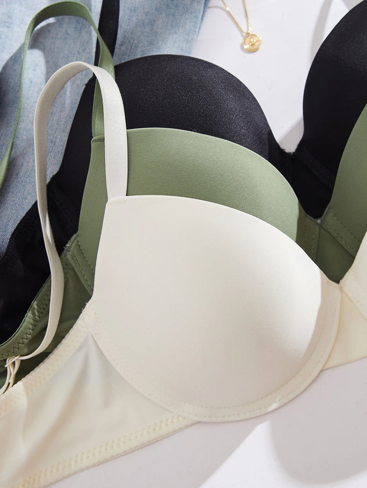 Everyday Essential Underwire Push-Up Bra – Classic 3/4 Cup Support