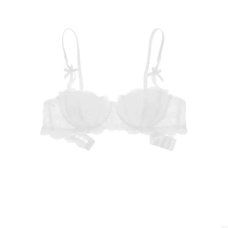 Balconette Lace Shelf Bra | Low-Cut Underwire Push-Up Duo