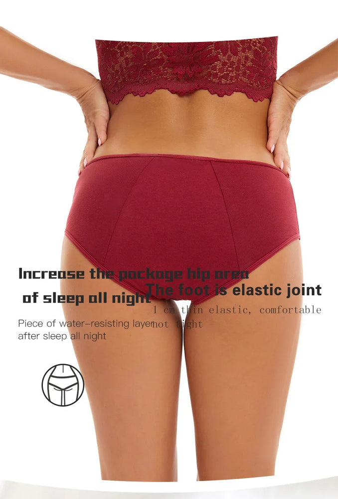 3pc Leakproof Briefs | Cotton Physiological Set