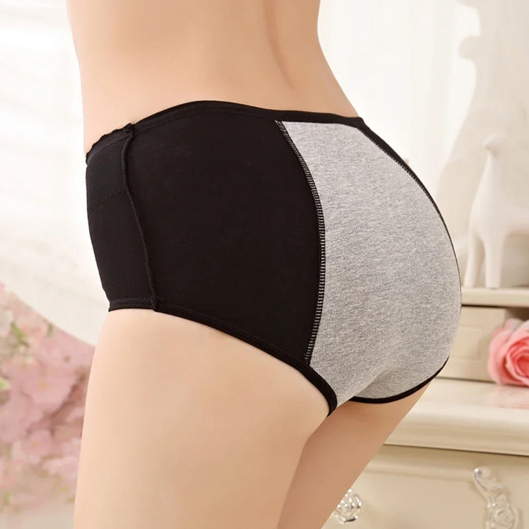 High-Rise Period Briefs | Leakproof Cotton Underwear
