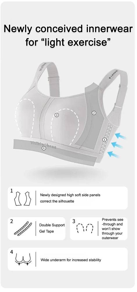Seamless Anti-Sagging Shaping Bralette | Summer Wireless Support