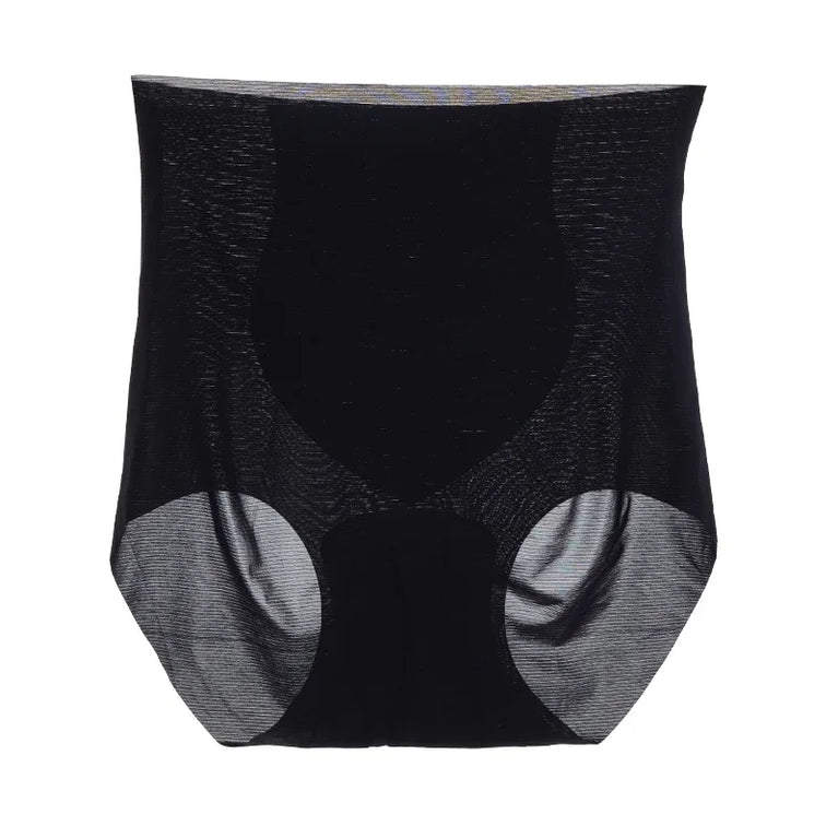 High-Waist Ice Silk Briefs | Seamless Ultra-Thin Panties