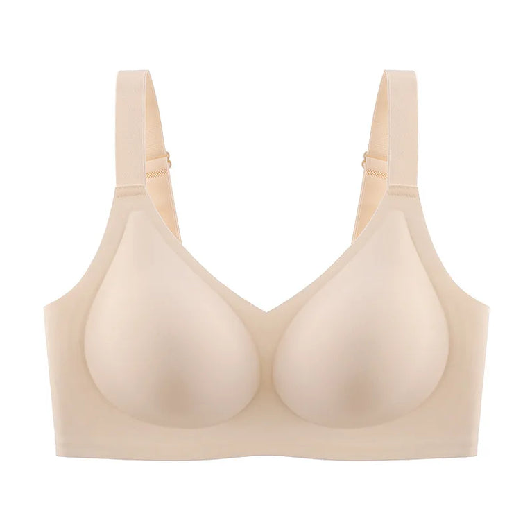 Ice Silk Wireless Shapely Bra | Anti-Sagging Full-Cup Support