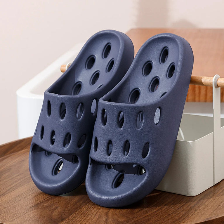 Quick-Dry Bathroom Slides | Odour-Free Lightweight EVA Slippers