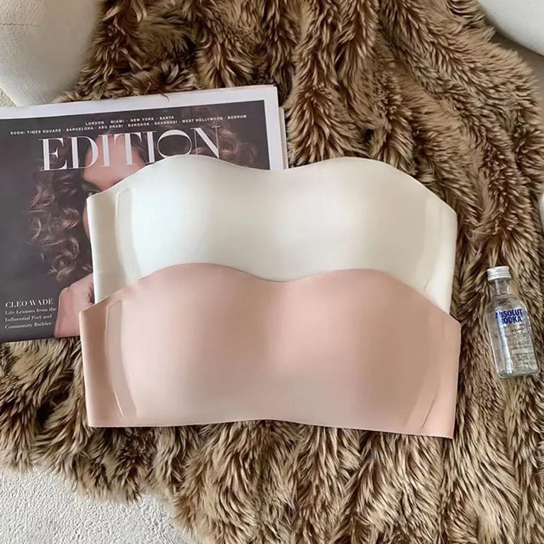 Strapless Seamless Bra – Versatile Wireless Support
