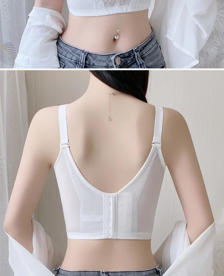Full Coverage Wireless Slimming Bra | Anti-Slip Side Support