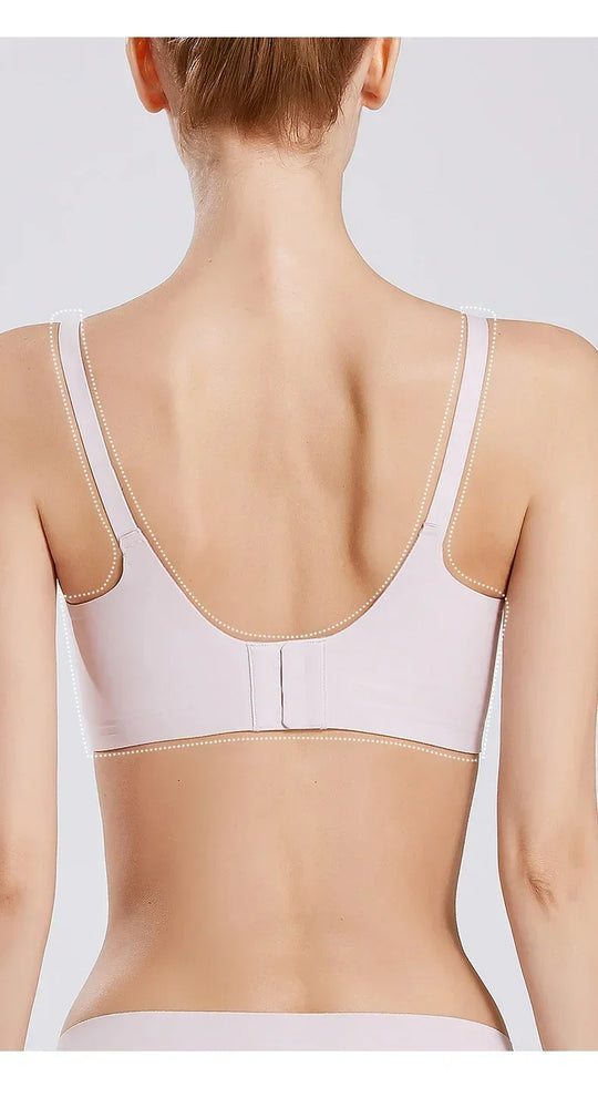 Maternity & Nursing Comfort Bra – Seamless Adjustable Support
