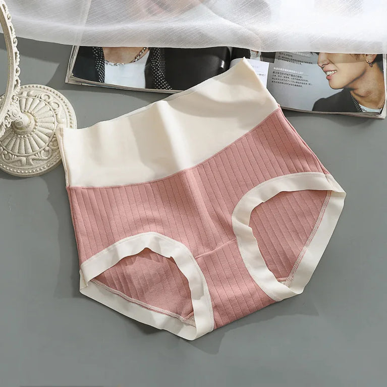 Seamless High-Waist Briefs | Invisible Cotton Comfort Set