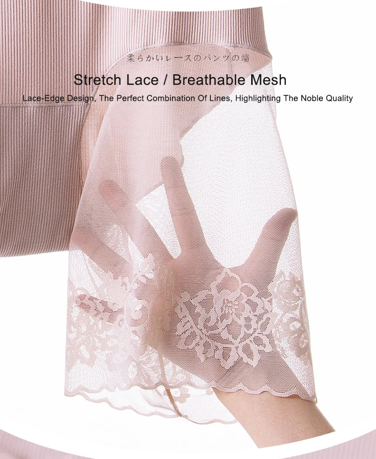 Lace Safety Shorts | Plus-Size Anti-Chafing Underwear