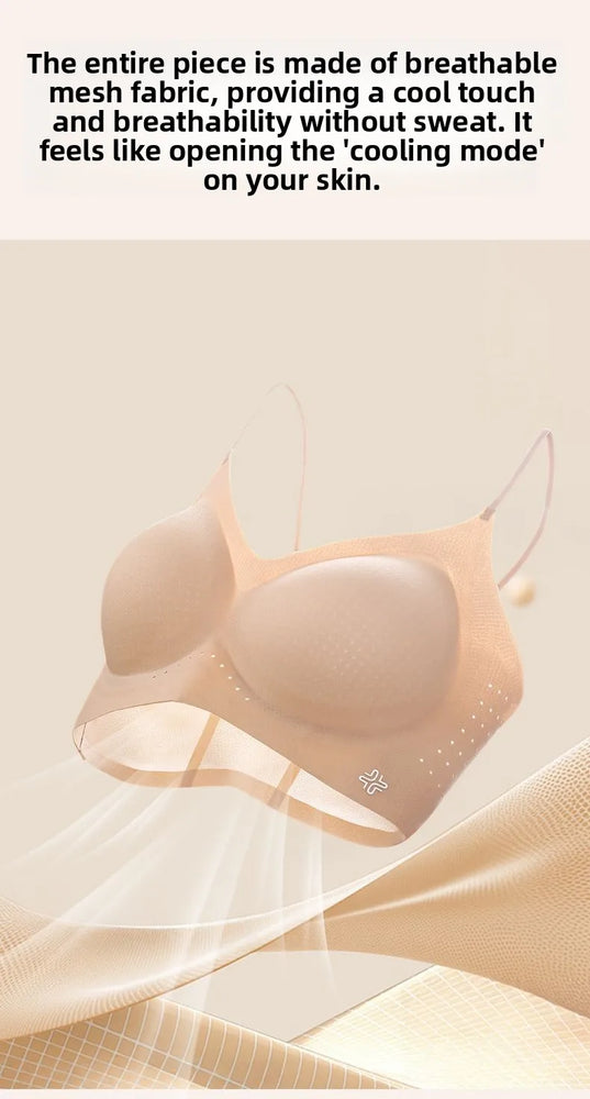 Ice Silk Seamless Bra | Cool-Touch Backless Soft Support