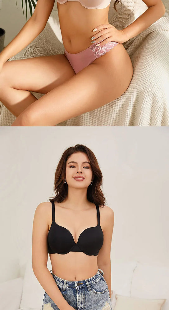Seamless Push-Up Bra – Wireless Everyday Support