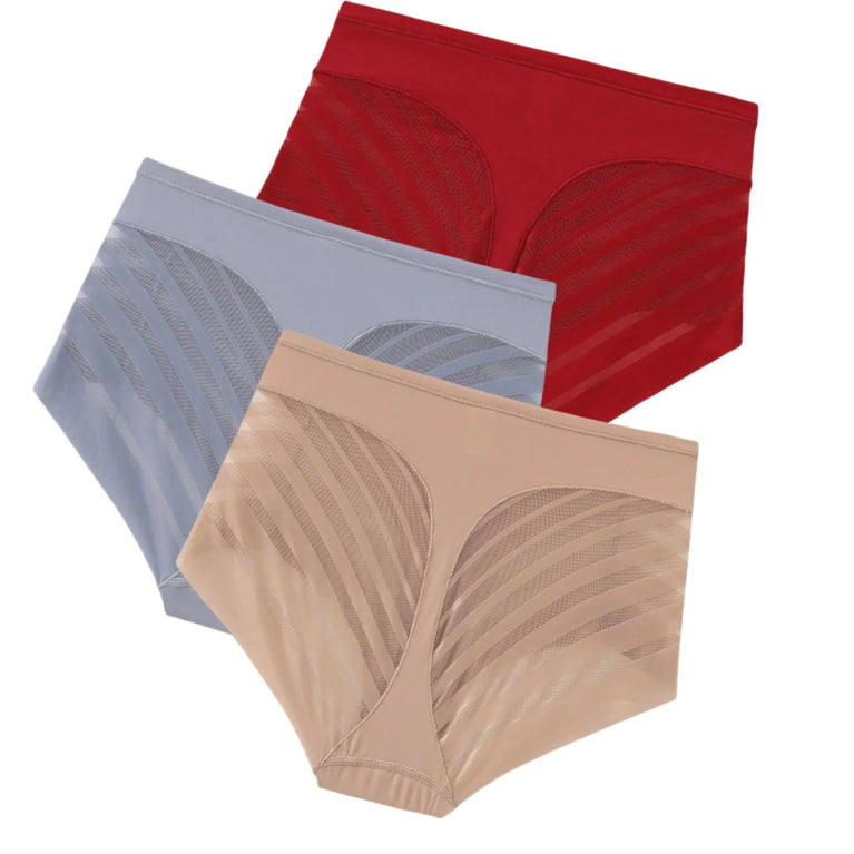 3-Piece Women’s Slimming Shapewear Set | Medium Control Knit Briefs