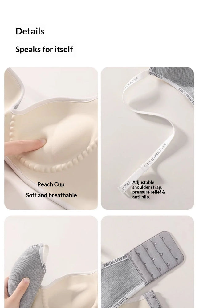 Seamless Strapless Bra – Wireless French-Style Elegance
