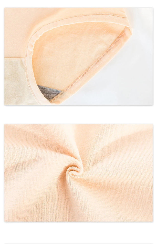 5pc High-Waist Cotton Briefs | Lace Body Shaper Set