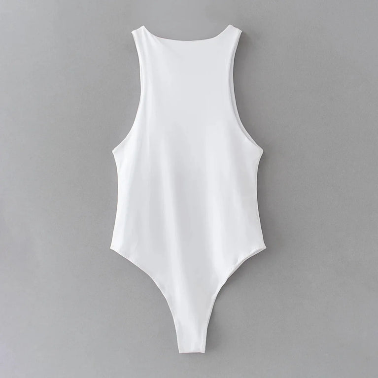 Reachshore Sexy Summer Bodysuit | High-Stretch Slim Fit Top