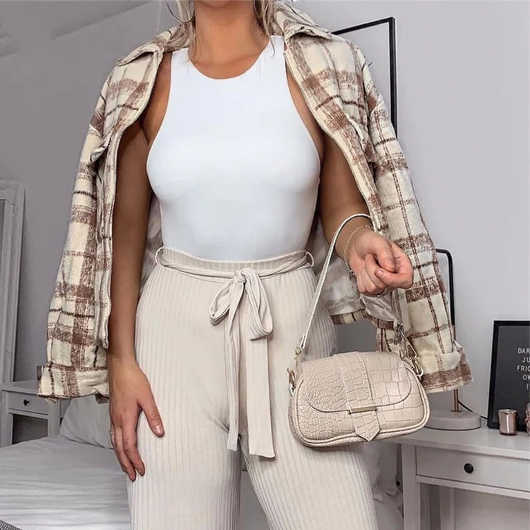 Sleeveless Off-Shoulder Bodysuit | Summer Beach Style Streetwear