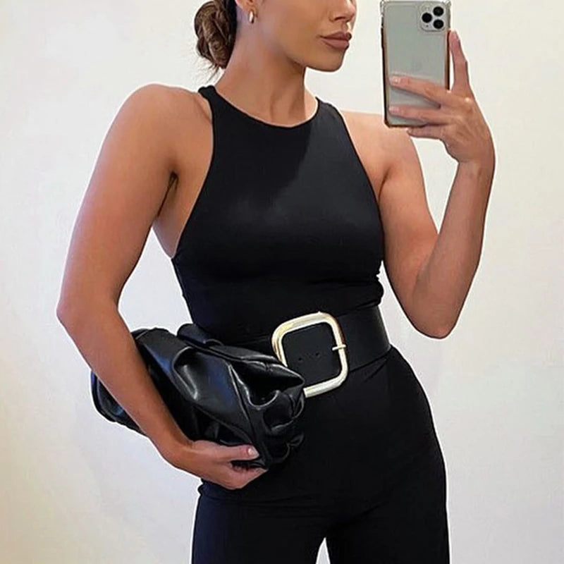 Sleeveless Off-Shoulder Bodysuit | Summer Beach Style Streetwear