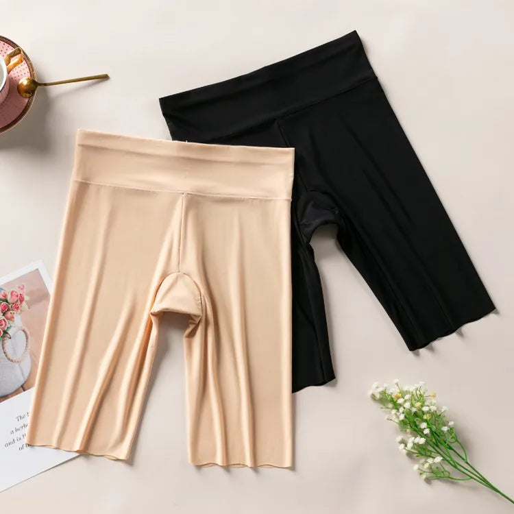Long Safety Shorts | Anti-Chafing Ice Silk Pants