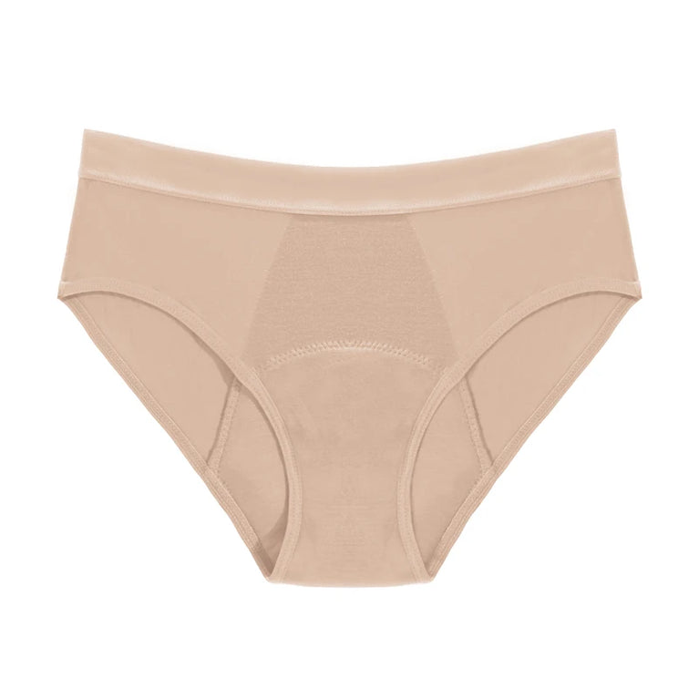 4-Layer Leakproof Period Briefs | High-Rise Absorbent Lingerie