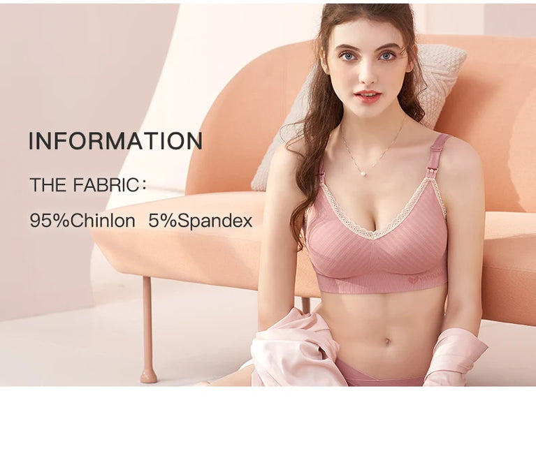 Seamless Nursing Bra – 4-Season Wire-Free Maternity Support