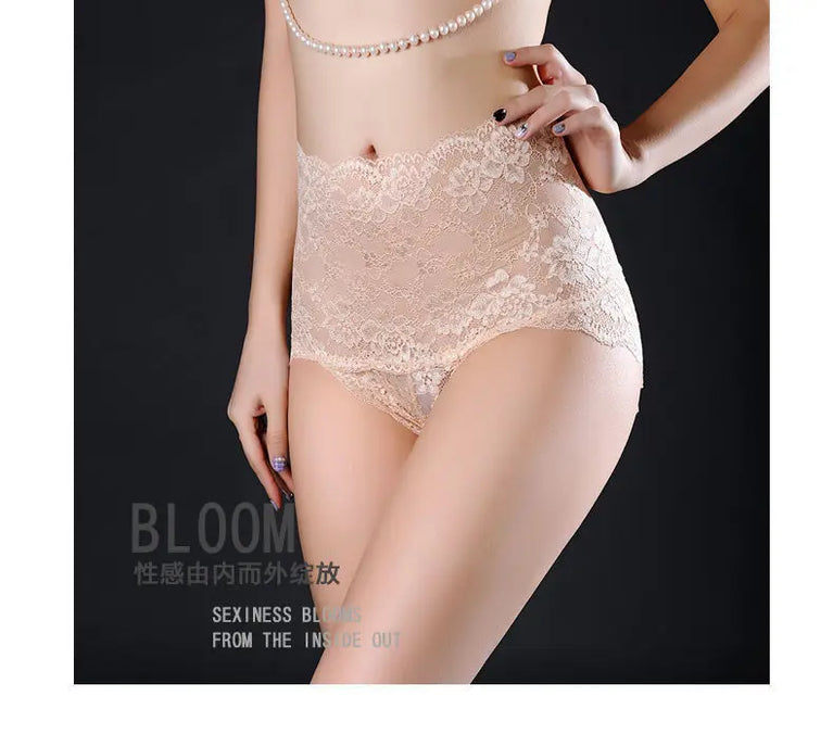3pc Butt Lifter Briefs | High-Waist Lace Tummy Control