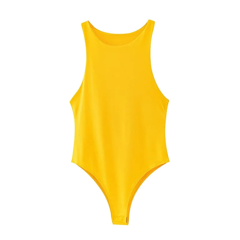 Reachshore Sexy Summer Bodysuit | High-Stretch Slim Fit Top