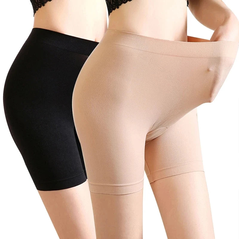 Seamless Anti-Chafing Safety Shorts | Plus Size Under-Skirt Boxers