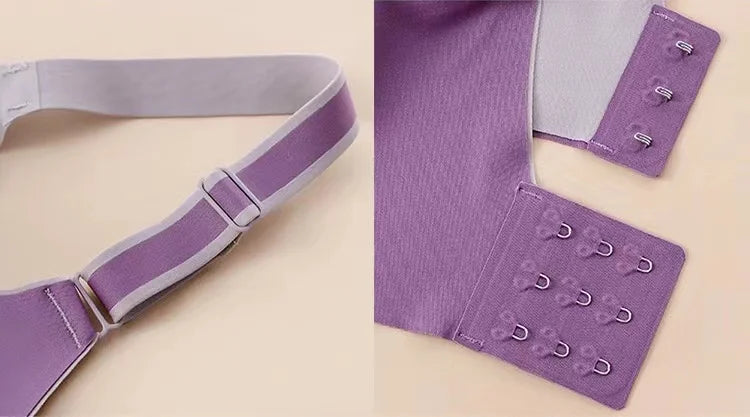 Plus Size Seamless Push-Up Bra | Wireless Shockproof Comfort