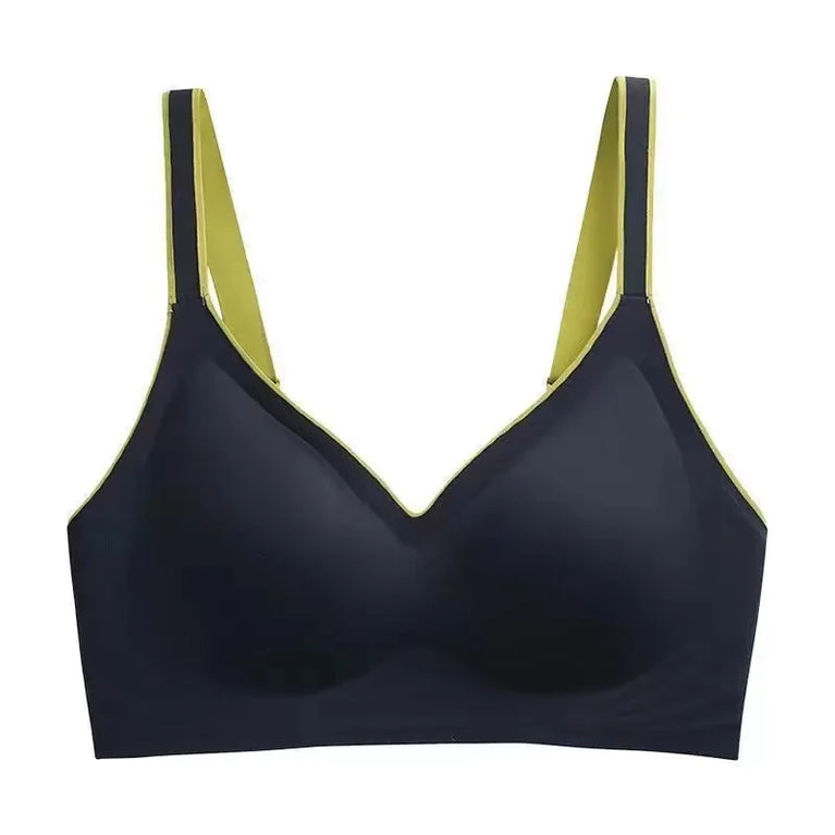 Plus Size Seamless Push-Up Bra | Wireless Shockproof Comfort