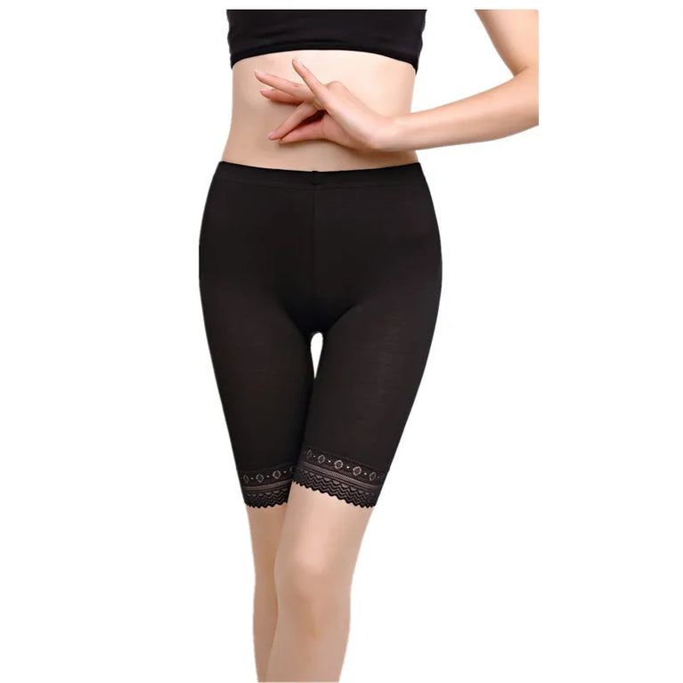 Modal Comfort Plus Size Safety Shorts | Seamless Longline Boyshorts