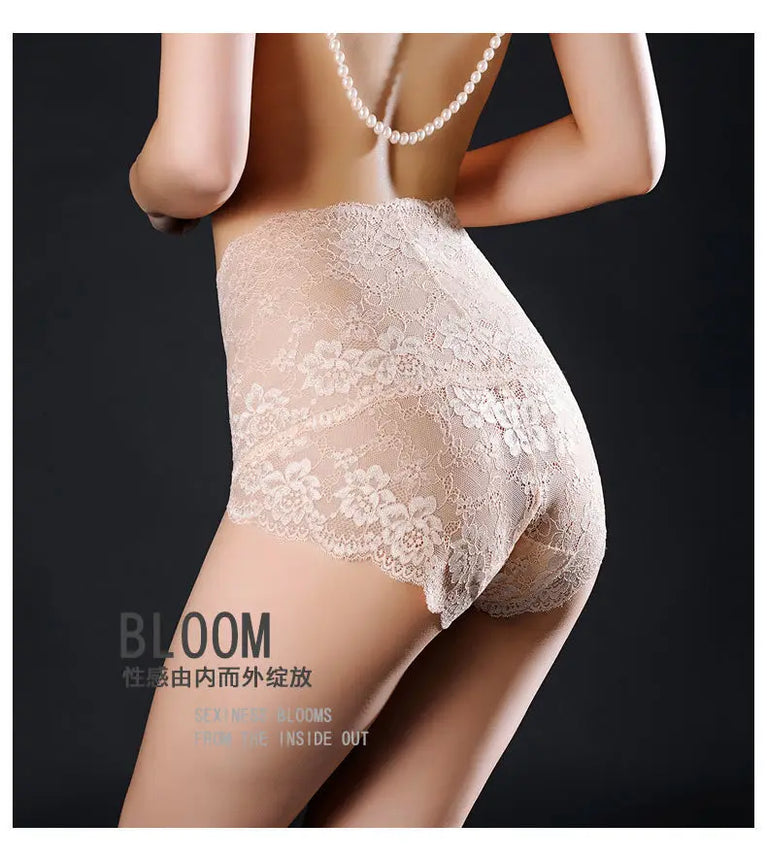 3pc Butt Lifter Briefs | High-Waist Lace Tummy Control
