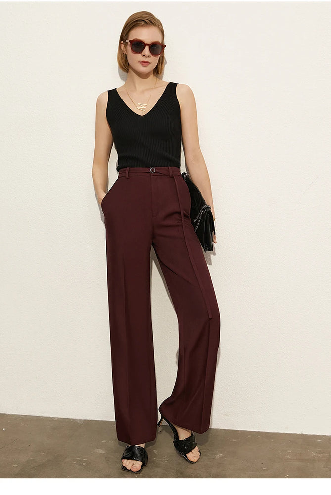 Minimalism V-Neck Knitted Camisole | Office Lady Tank