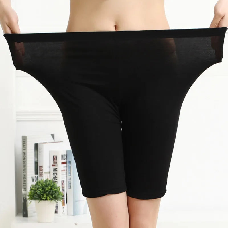 Modal Comfort Plus Size Safety Shorts | Seamless Longline Boyshorts